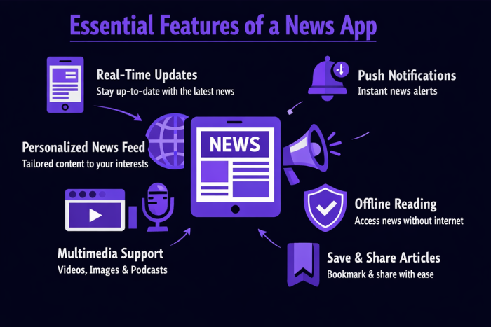 Essential Features of a News App