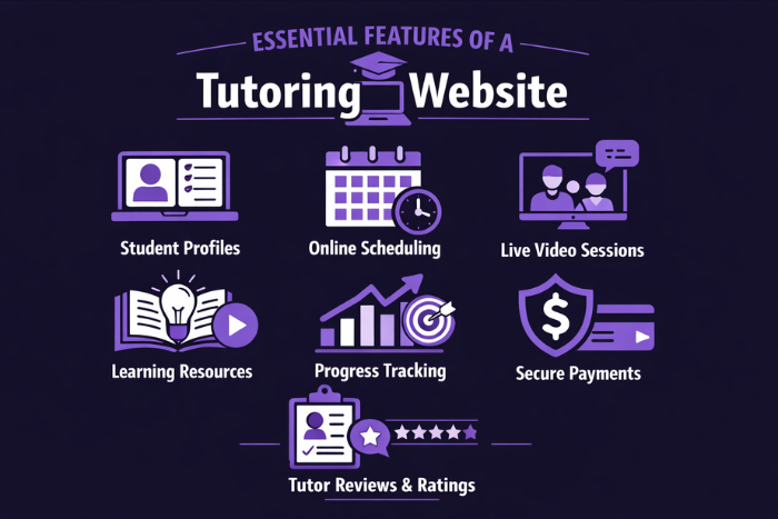 Essential Features of a Tutoring Website