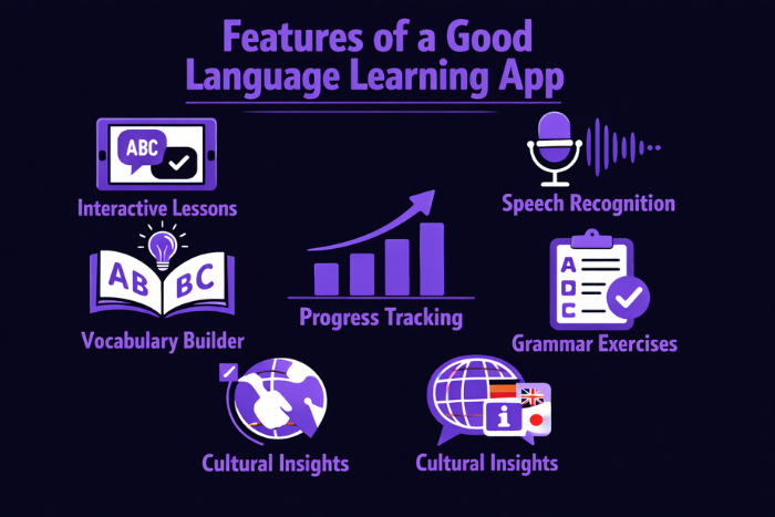 Features of a Good Language Learning App