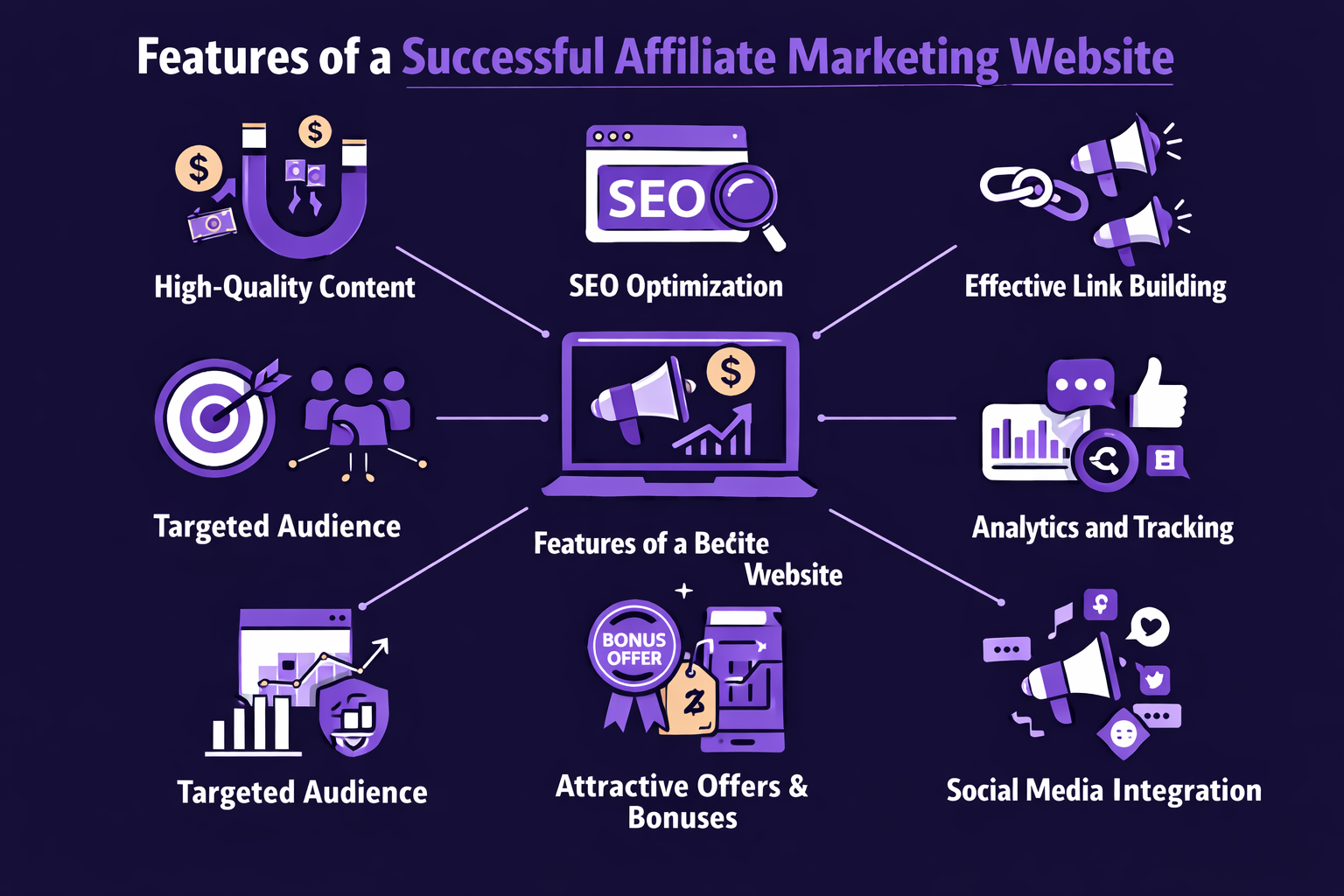 Features of a Successful Affiliate Marketing Website