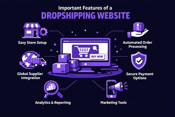 Important Features of a Dropshipping Website