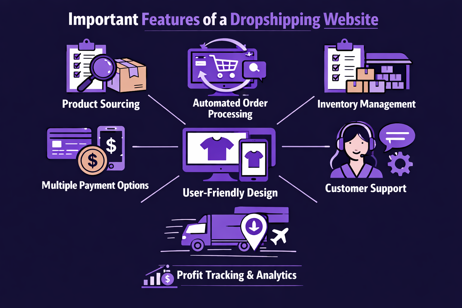 Important Features of a Dropshipping Website