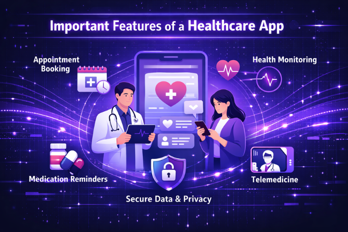Important Features of a Healthcare App