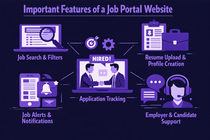 Important Features of a Job Portal Website