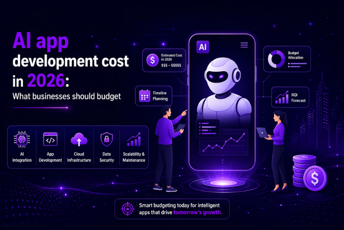 AI app development cost in 2026: What businesses should budget