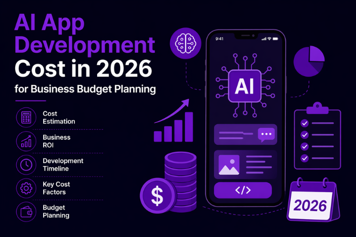 AI app development cost in 2026: What businesses should budget