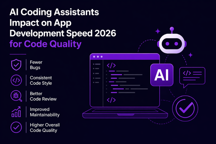 AI coding assistants impact on app development speed 2026
