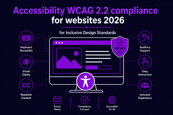 Accessibility WCAG 2.2 compliance for websites 2026
