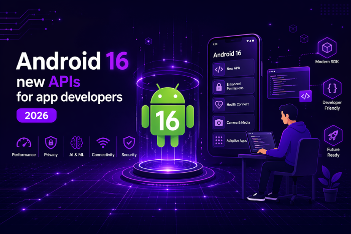 Android 16 new APIs for app developers 2026
