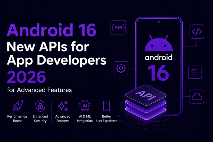 Android 16 new APIs for app developers 2026
