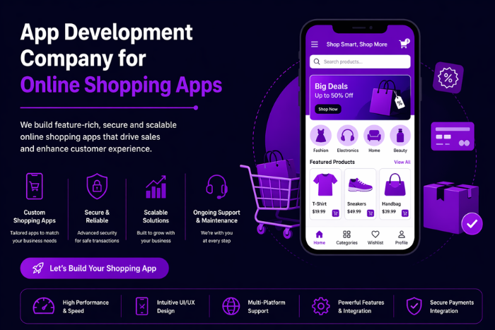 App development company for online shopping