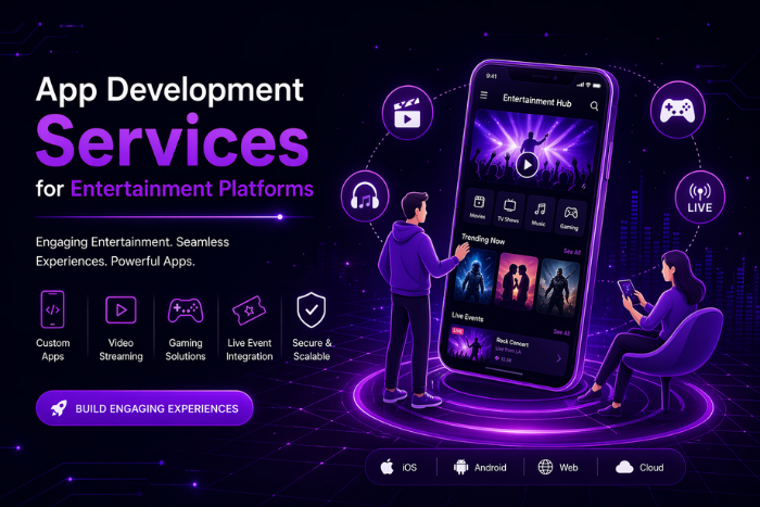 App development services for entertainment