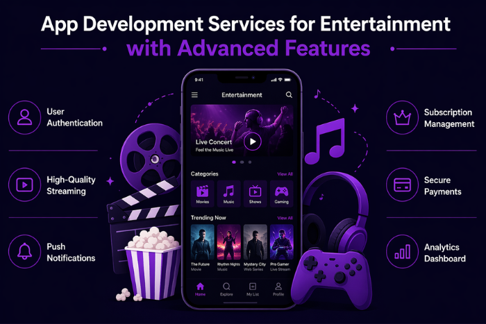 App development services for entertainment