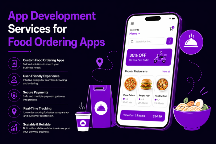 App development services for food ordering