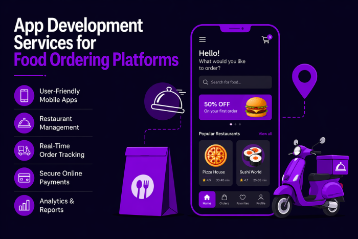 App development services for food ordering