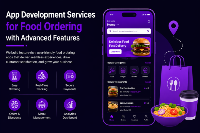 App development services for food ordering