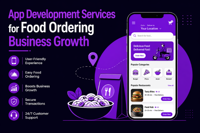 App development services for food ordering