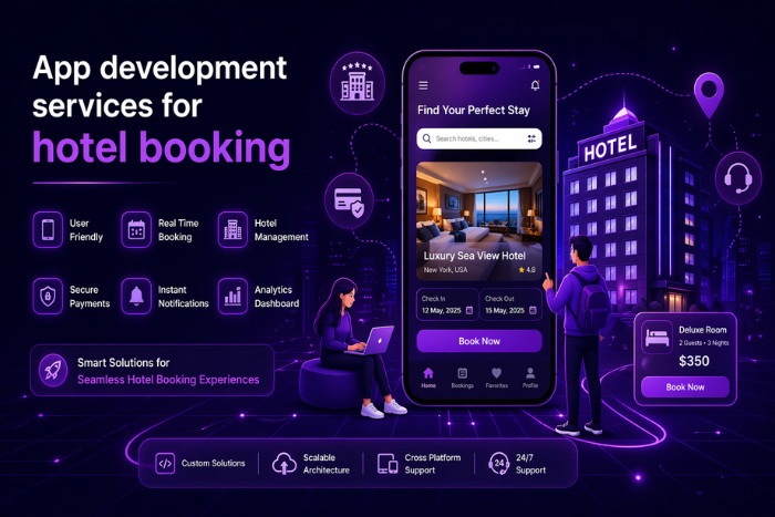 App development services for hotel booking
