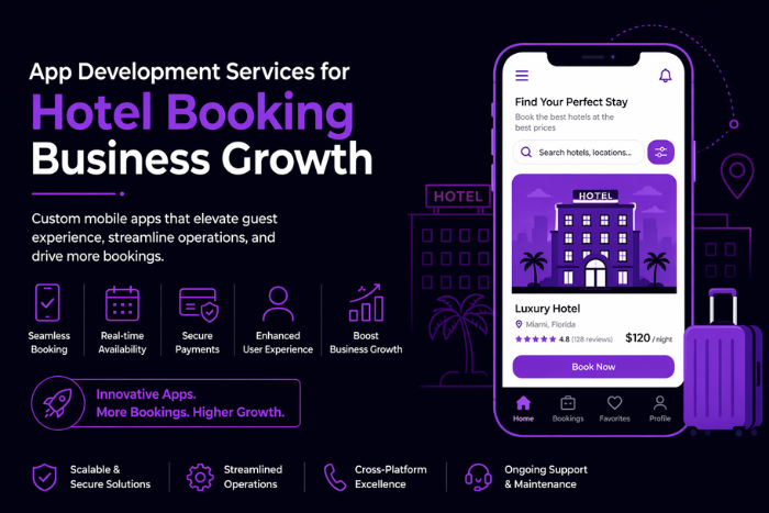 App development services for hotel booking