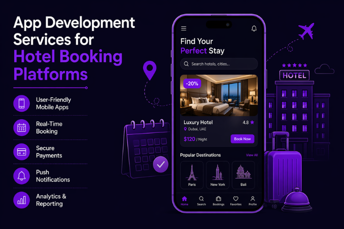 App development services for hotel booking