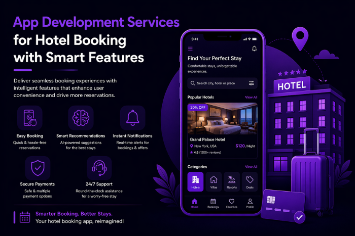 App development services for hotel booking