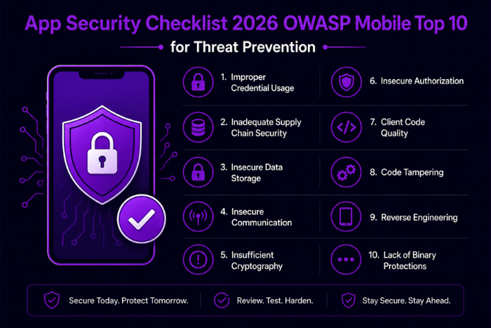 App security checklist 2026: OWASP Mobile Top 10