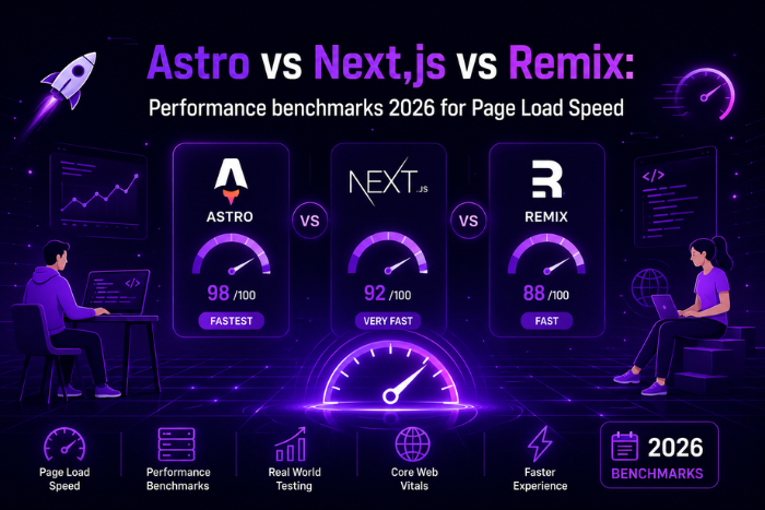 Astro vs Next.js vs Remix: Performance benchmarks 2026