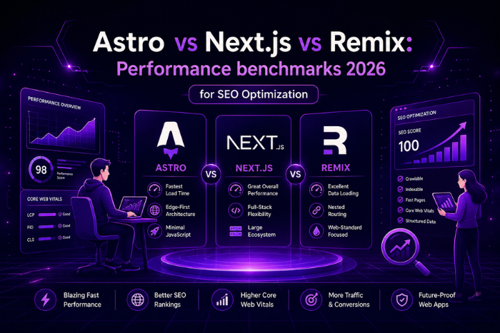 Astro vs Next.js vs Remix: Performance benchmarks 2026