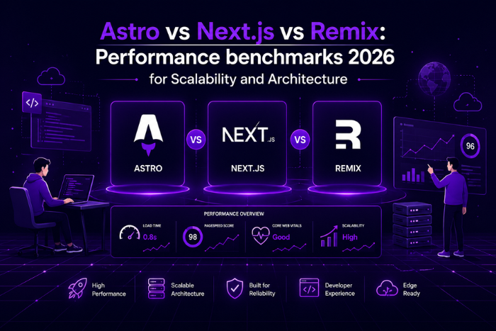 Astro vs Next.js vs Remix: Performance benchmarks 2026