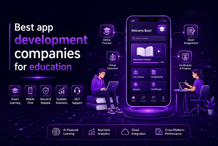 Best app development companies for education