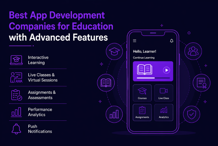 Best app development companies for education