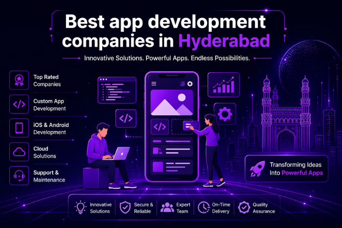 Best app development companies in Hyderabad