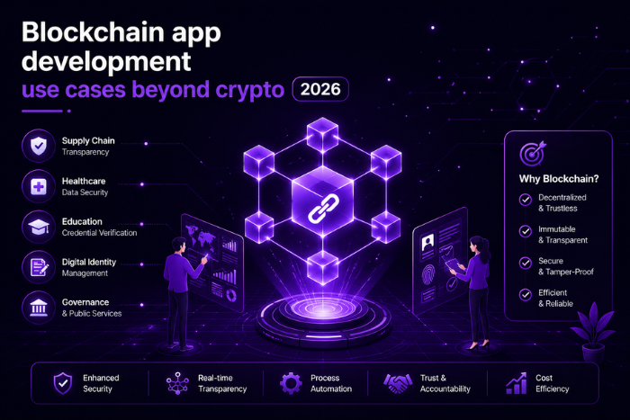 Blockchain app development use cases beyond crypto 2026