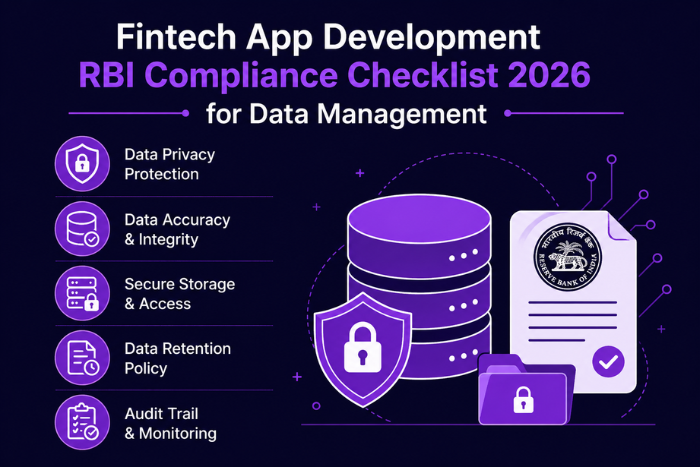 Fintech app development RBI compliance checklist 2026