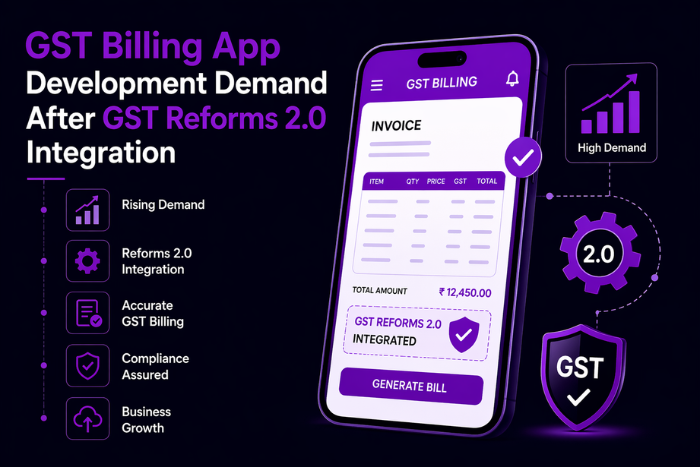 GST billing app development demand after GST Reforms 2.0