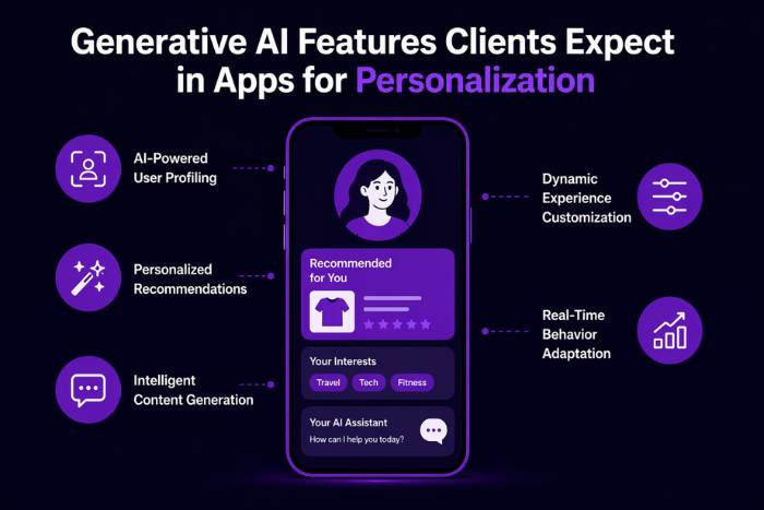 Generative AI features clients expect in apps now