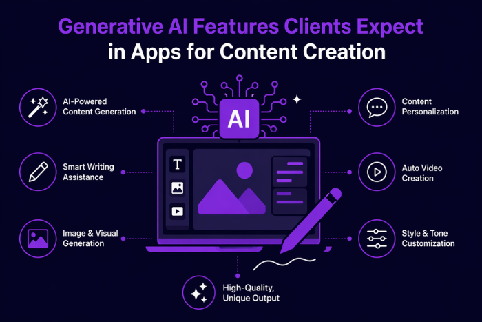 Generative AI features clients expect in apps now