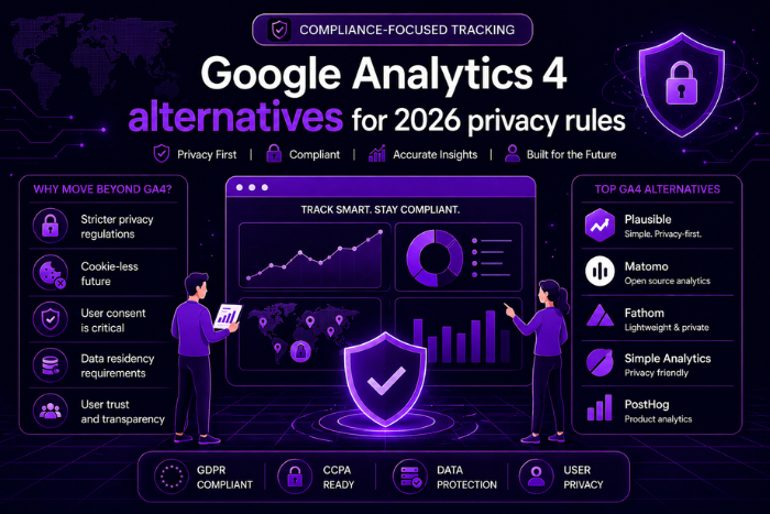 Google Analytics 4 alternatives for 2026 privacy rules