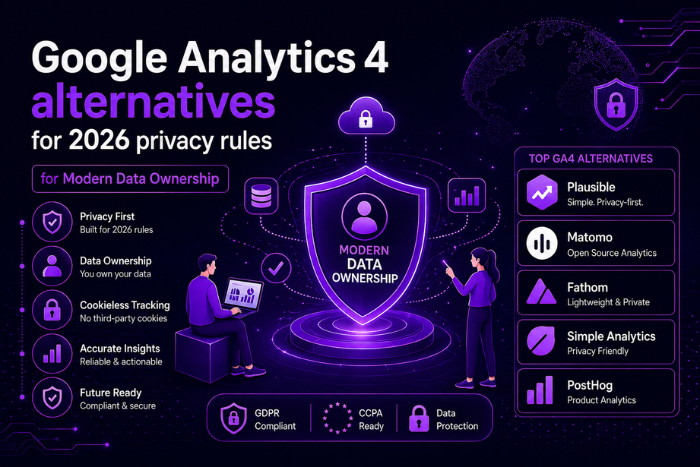 Google Analytics 4 alternatives for 2026 privacy rules