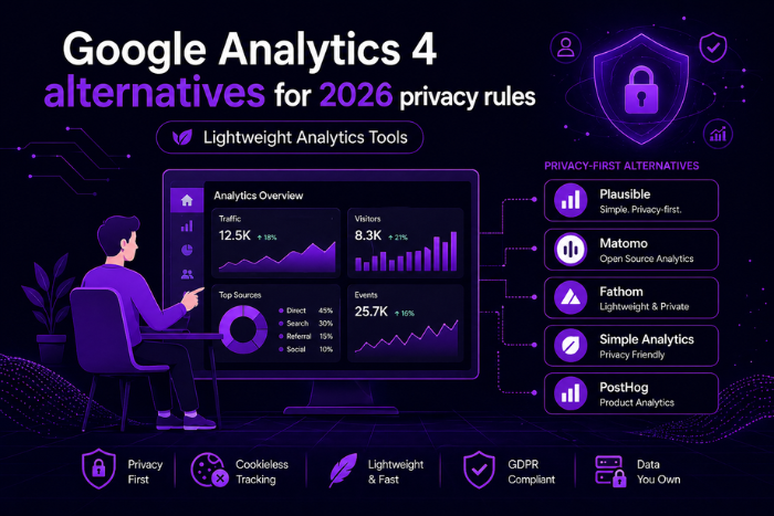 Google Analytics 4 alternatives for 2026 privacy rules
