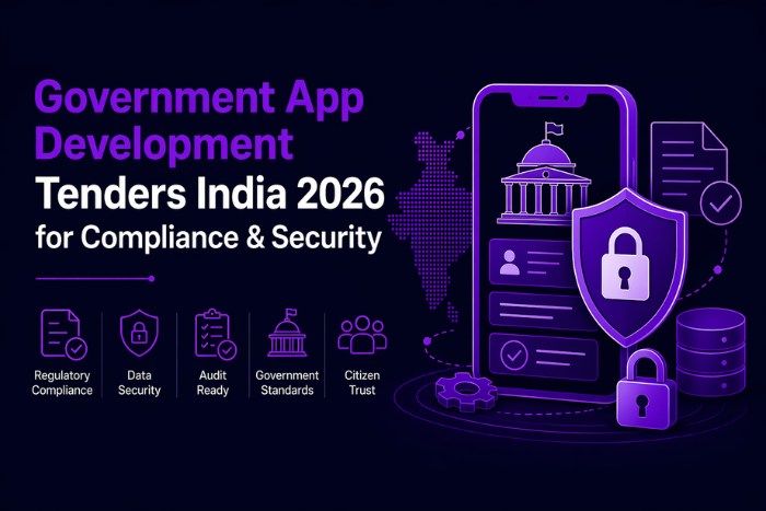Government app development tenders India 2026