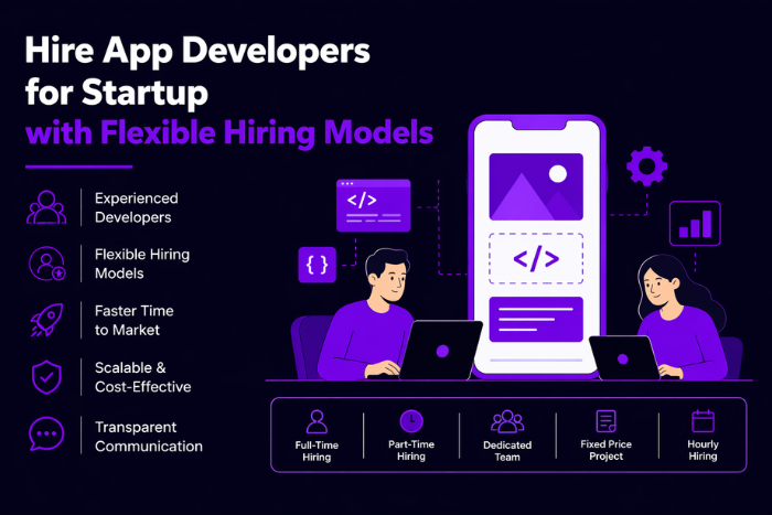 Hire app developers for startup