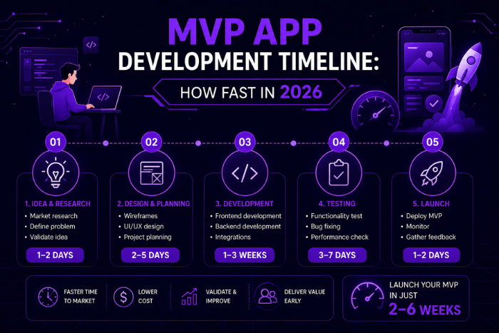 MVP app development timeline: How fast in 2026