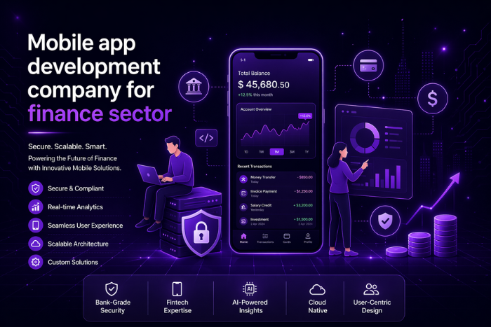 Mobile app development company for finance sector