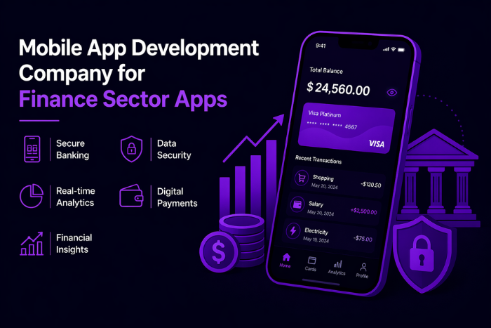 Mobile app development company for finance sector