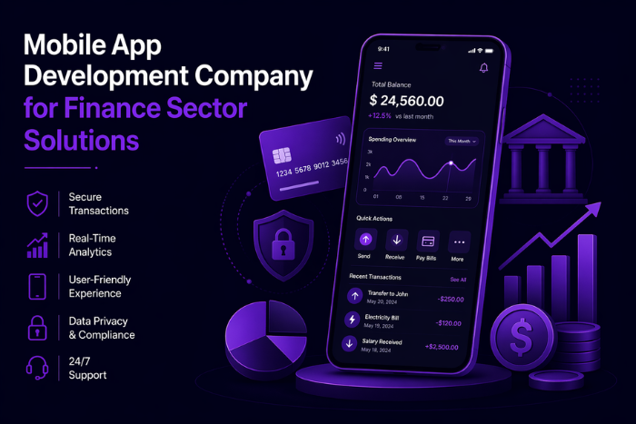 Mobile app development company for finance sector
