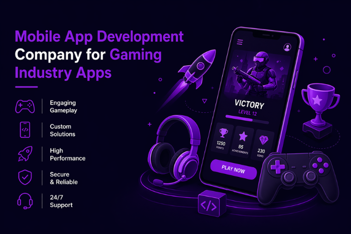 Mobile app development company for gaming industry
