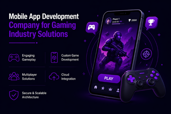 Mobile app development company for gaming industry