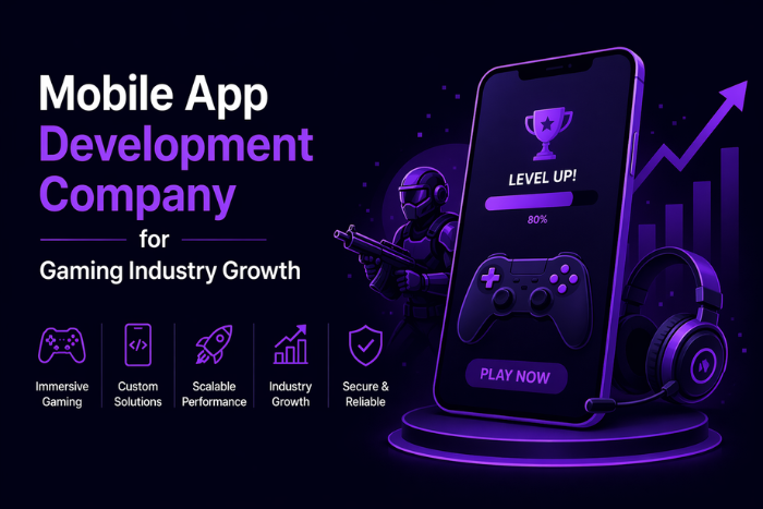 Mobile app development company for gaming industry