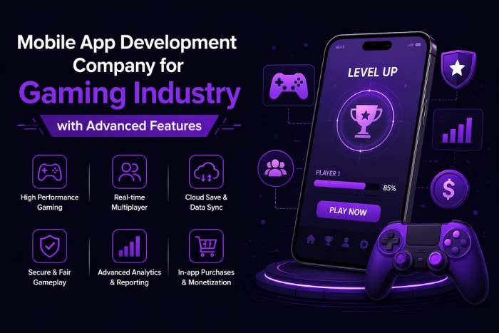 Mobile app development company for gaming industry
